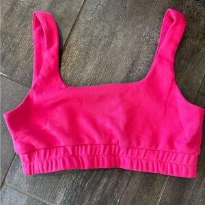 Paxton Hot Pink Sports Bra